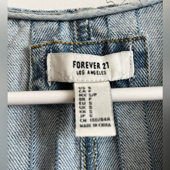 Denim Zip-front Dress - Picture 4 of 4